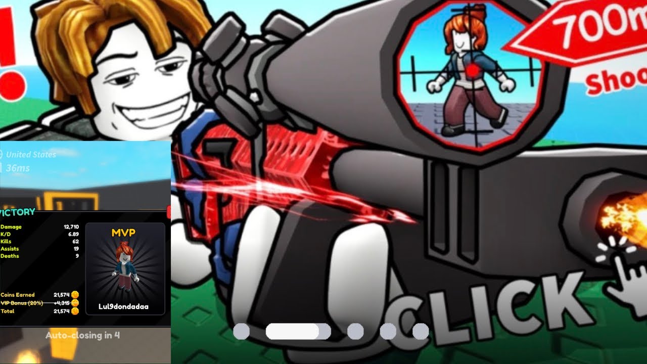 Roblox Hyper Shot (*shooting/violence *)