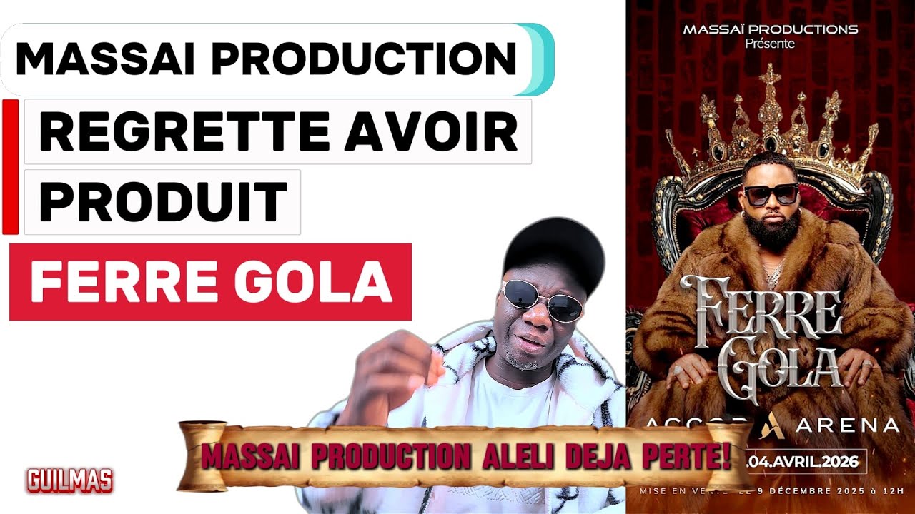 MASSAI PRODUCTION contre FERRE GOLA, PERTE NA PERTE