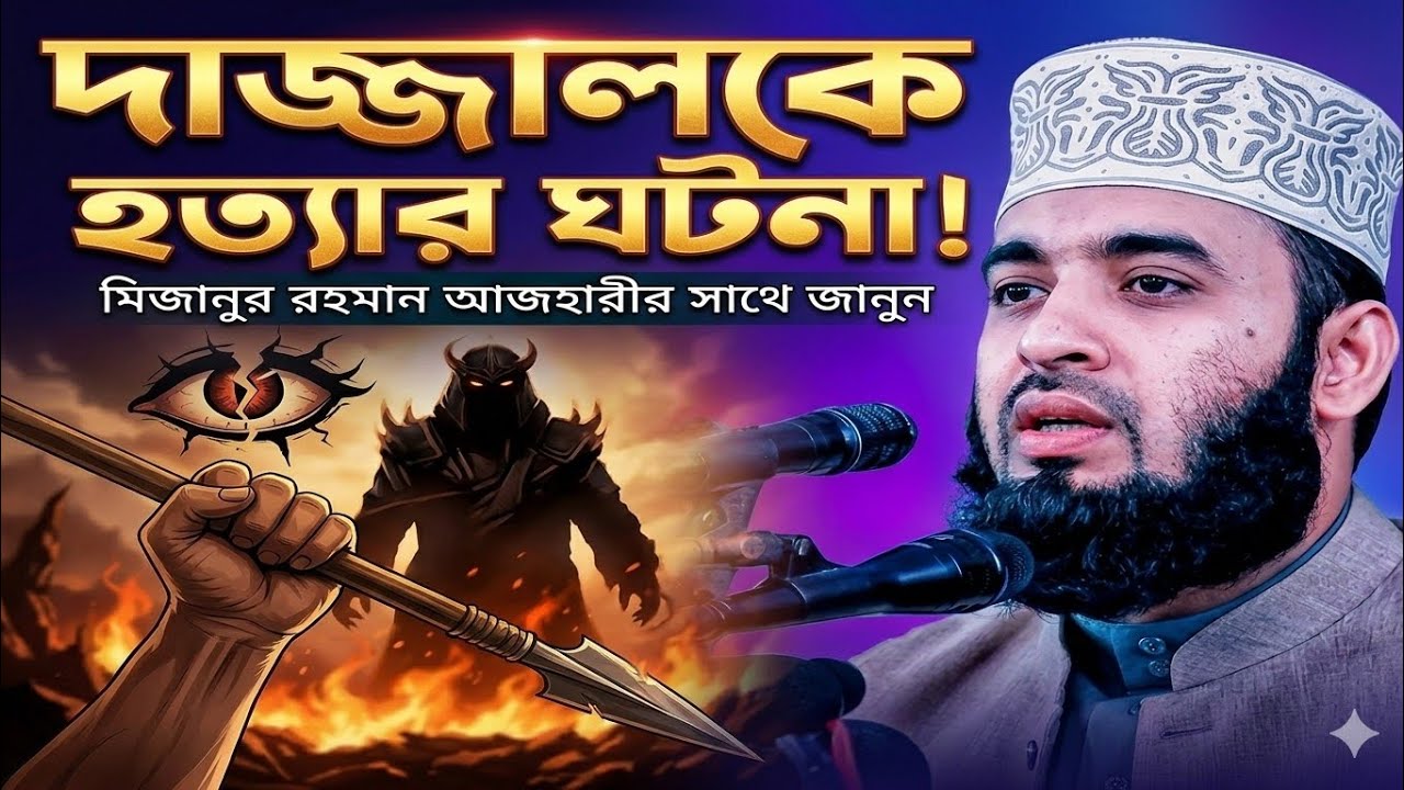 কিয়ামতের আগে দাজ্জালের মৃত্যু কিভাবে হবে? | হৃদয়স্পর্শী ওয়াজ | Mizanur Rahman Azhari