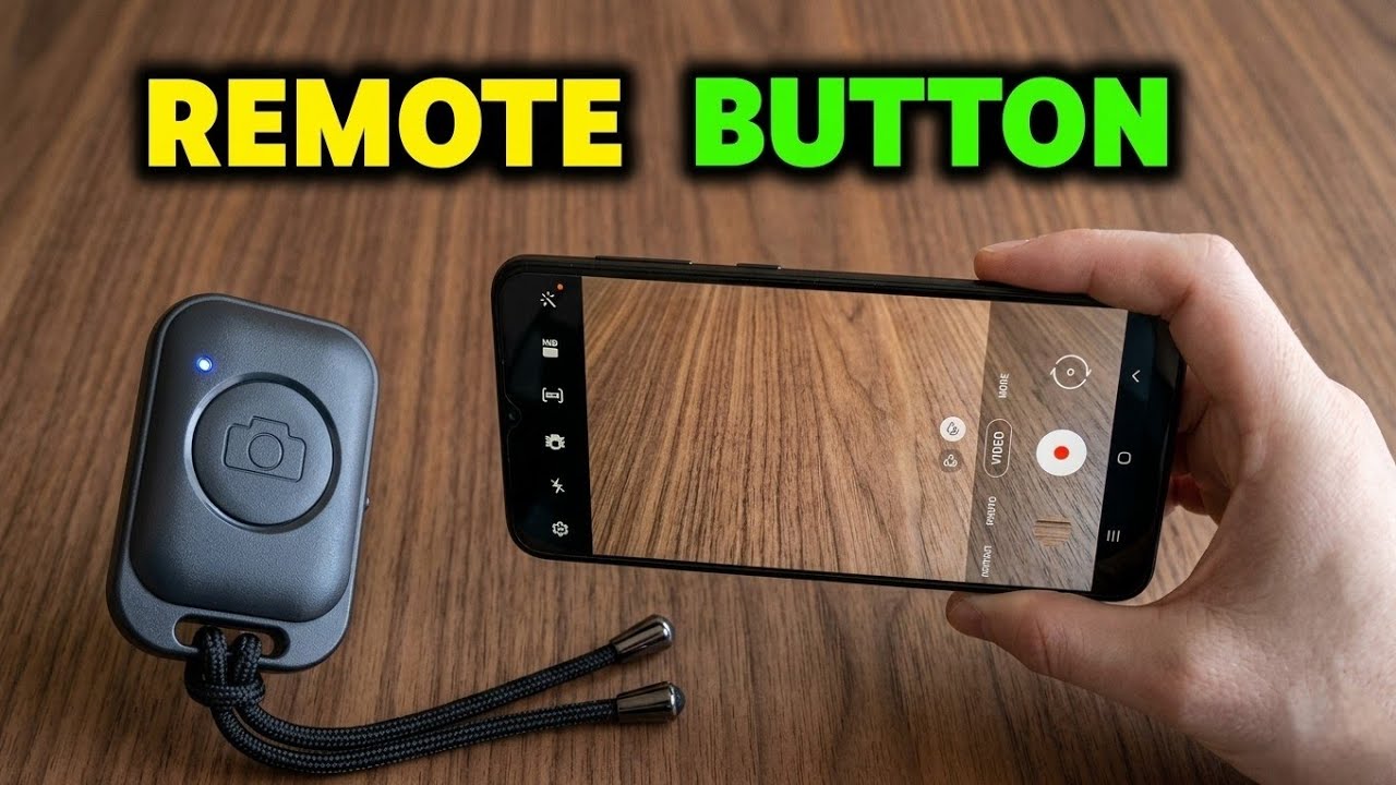 How To Connect and Use Remote Camera Shutter Control Device on Mobile