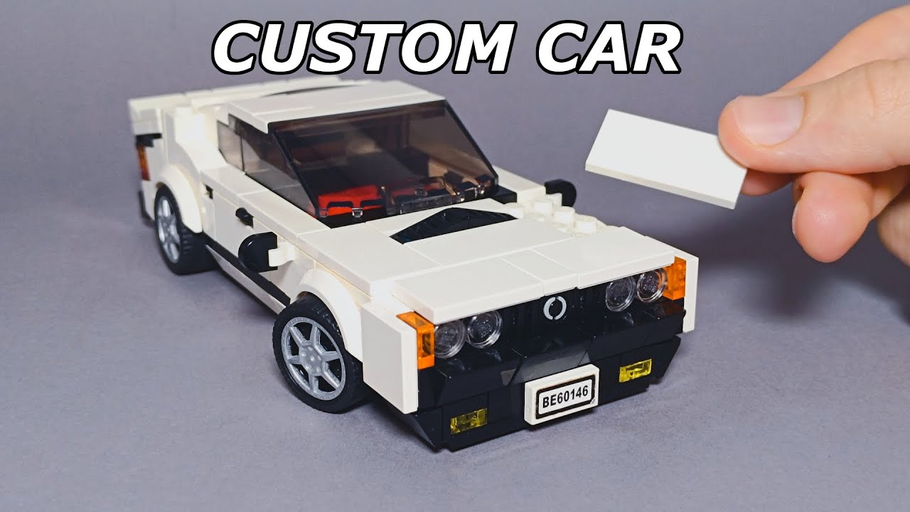 Making a custom Lego car | Tutorial