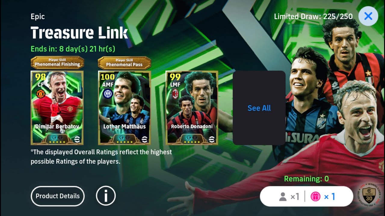 Treasure Link Pack | Rank Push and Friendlies in eFootball 2026 Mobile