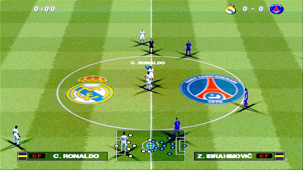 PES 2013 - Real Madrid vs PSG | PS2