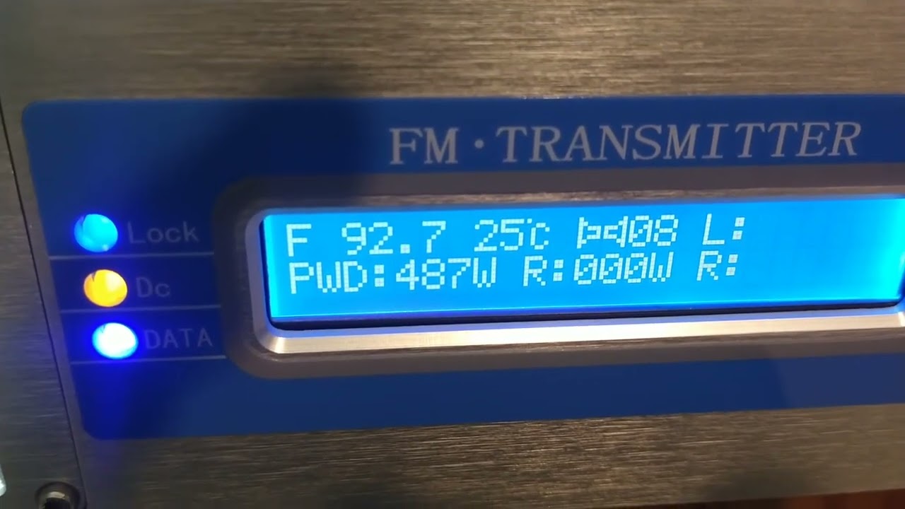 Transmisor de fm 1000w reparado, no daba potencia