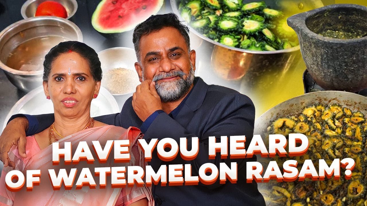 Try Watermelon Rasam with Bittergourd Curry - South Indian Traditional Lunch Recipes