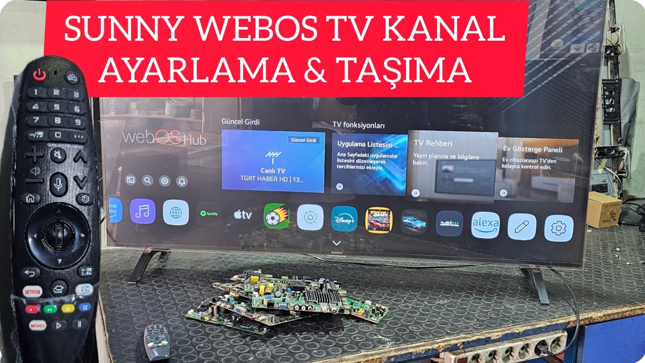 SUNNY WEBOS TV KANAL AYARLAMA & TAŞIMA MERKEZİ SİSTEM