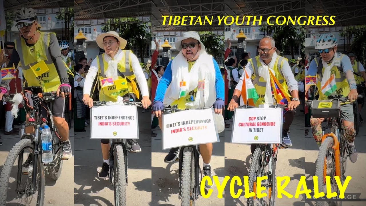 Cycle Rally Dekyiling to Delhi | Organised by Tibetan youth Congress | #tibetanvolgger