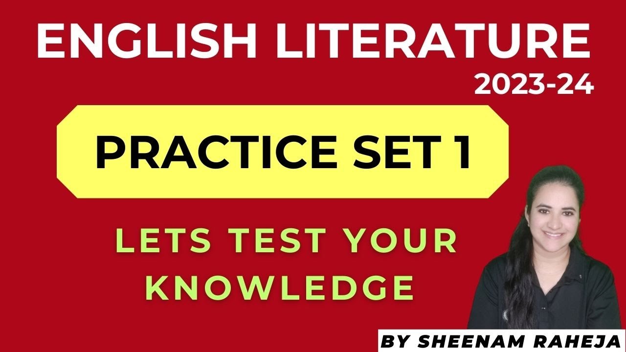 1 DAY ENG LITERATURE PRACTICE 40 MCQS- MASTERCADRE ENGLISH PUNJAB #mastercadreenglish #nvsenglish