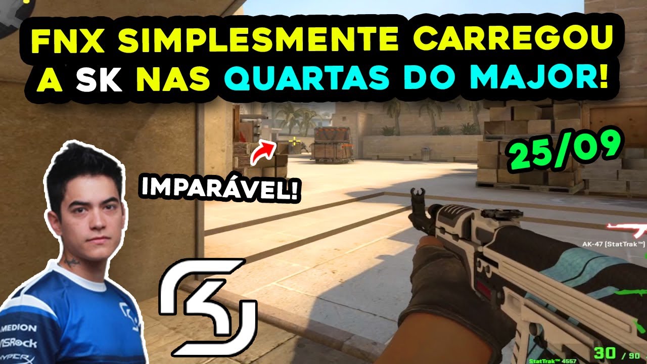 BOTAVA MEDO EM GERAL! 🔥 FNX POV VS FLIPSID3 EM PLAYOFF DE MAJOR!