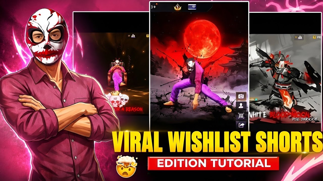 Free Fire New Viral Wishlist Shorts Editing Tutorial 😱🔥