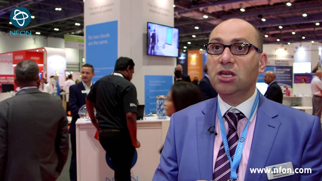 NFON cloud telephone system at the 2015 IP Expo