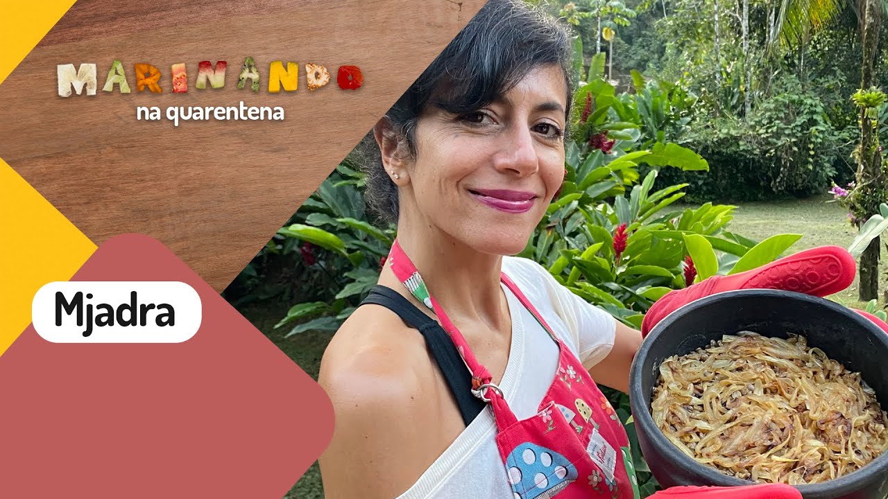 MJADRA: LENTILHA COM ARROZ À MODA LIBANESA | MARINANDO