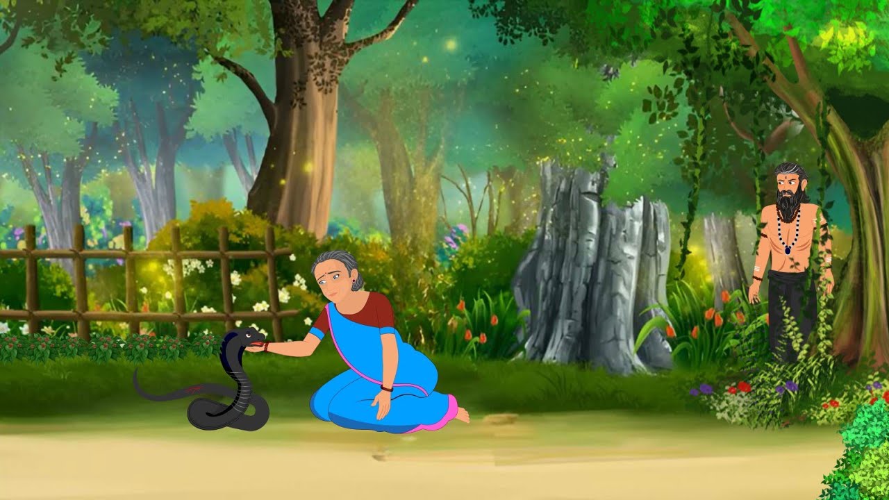 बूढ़ी माँ का नाग बेटा | Budhi Maa Ka Naag Beta | hindi kahani | cartoon kahani | moral story