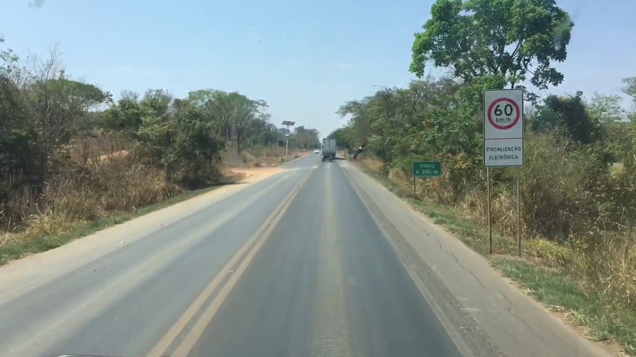 Montes Claros MG - Chegada Descendo Serra BR 365