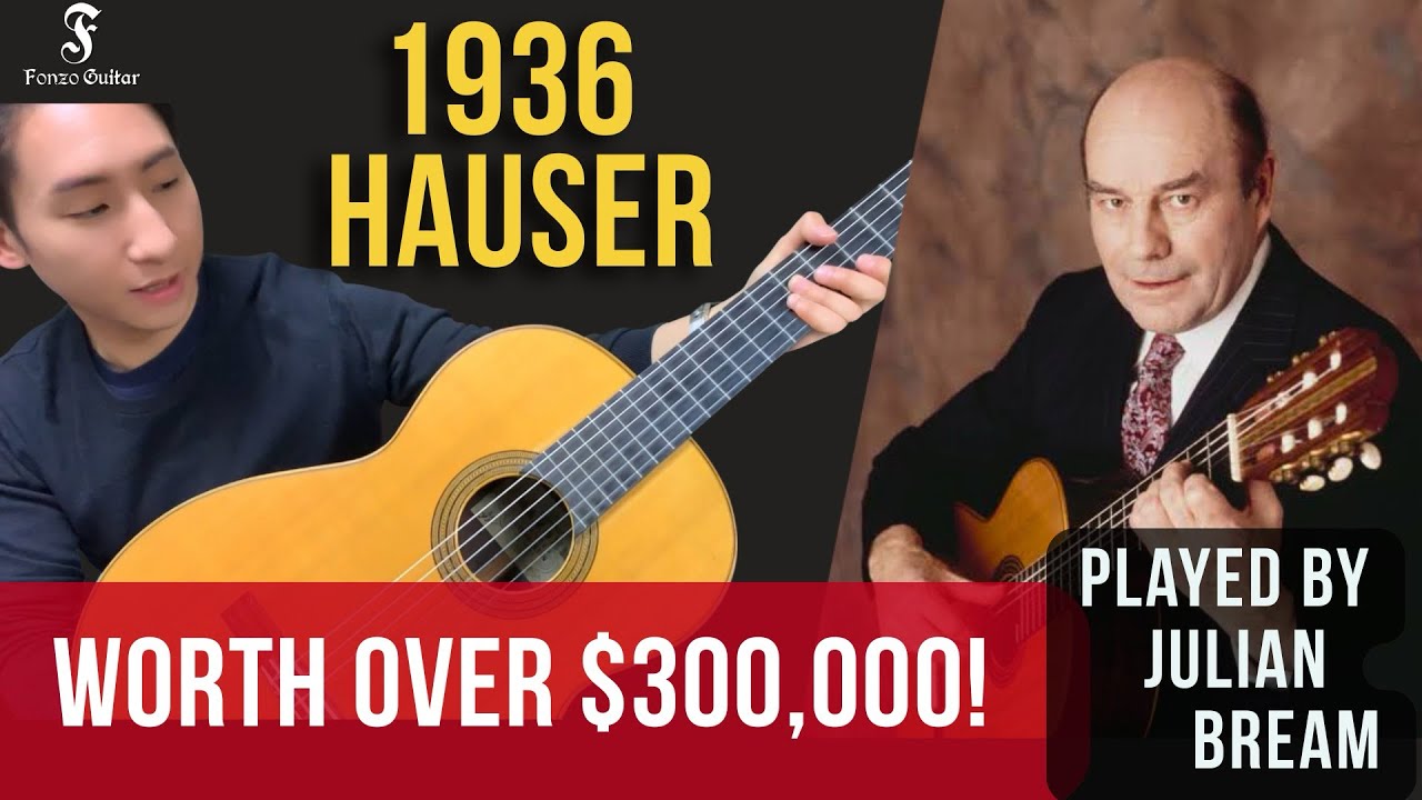 Playing the Legendary 1936 Hauser – Julian Bream’s $300,000 Masterpiece!!!!