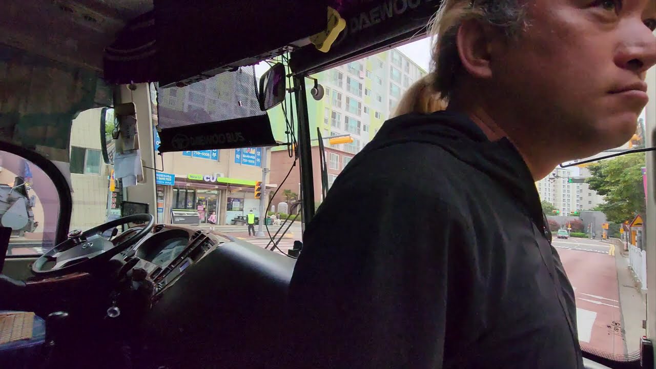 🚌 4K 🚌 제주 관광버스 대형버스 버스기사 운전 리뷰 초등학교 스누피가든