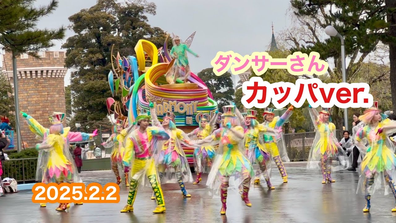 【TDL】2025.2.2 雨上がりの雨バージョン ダンサーさんカッパ