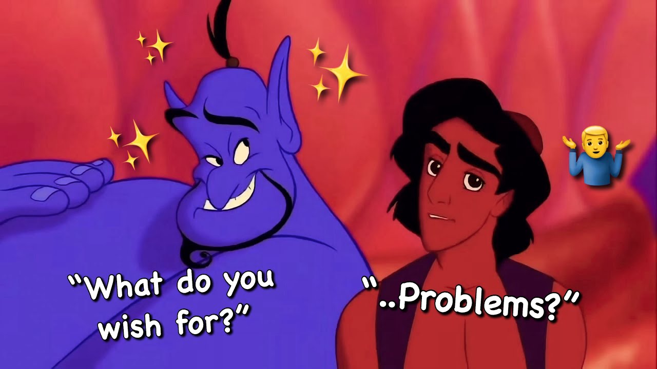 Genie from Aladdin being PEAK COMEDY for 5 minutes straight