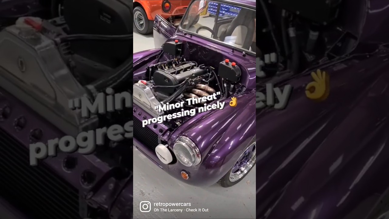 "Minor Threat" Restomod Morris Minor.