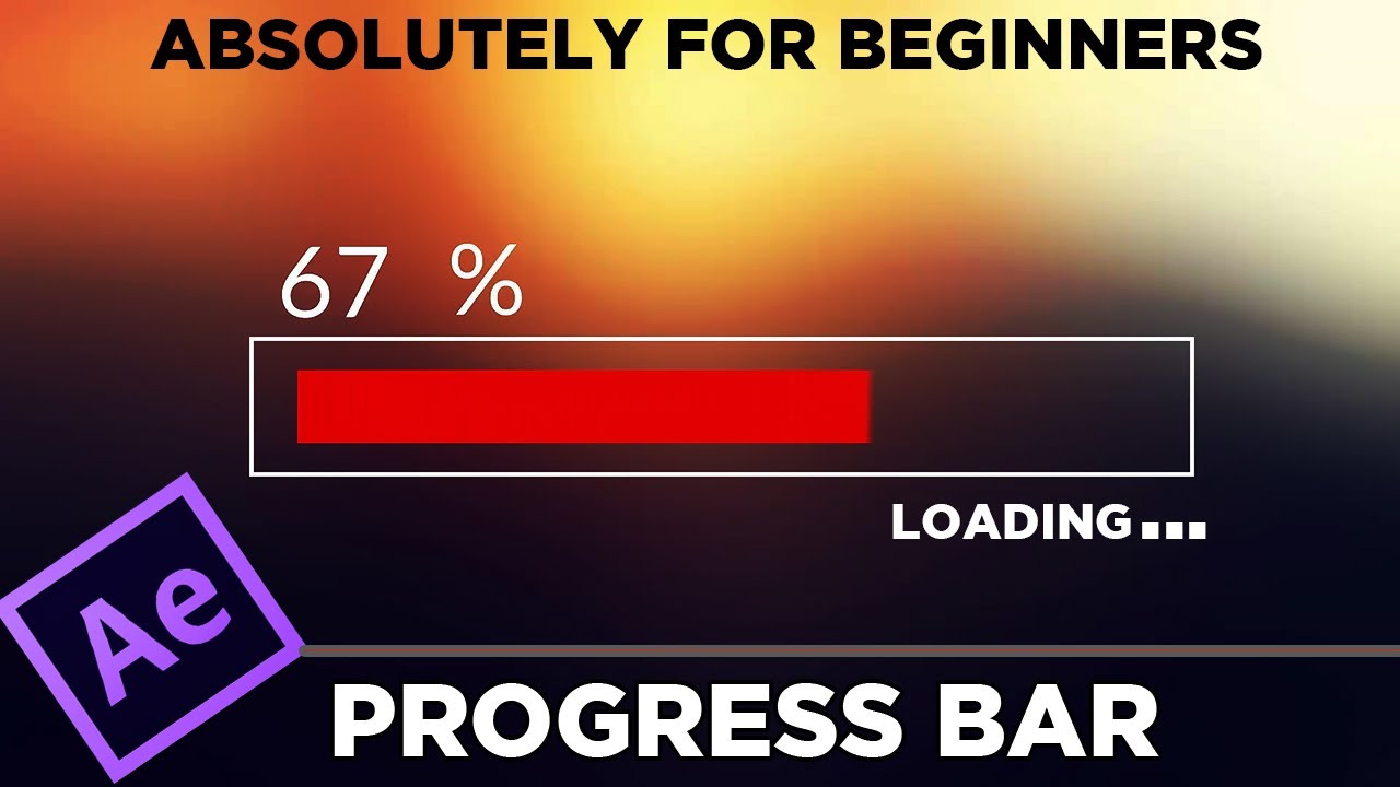 Progress Bar Animation Tutorial - Adobe After Effect