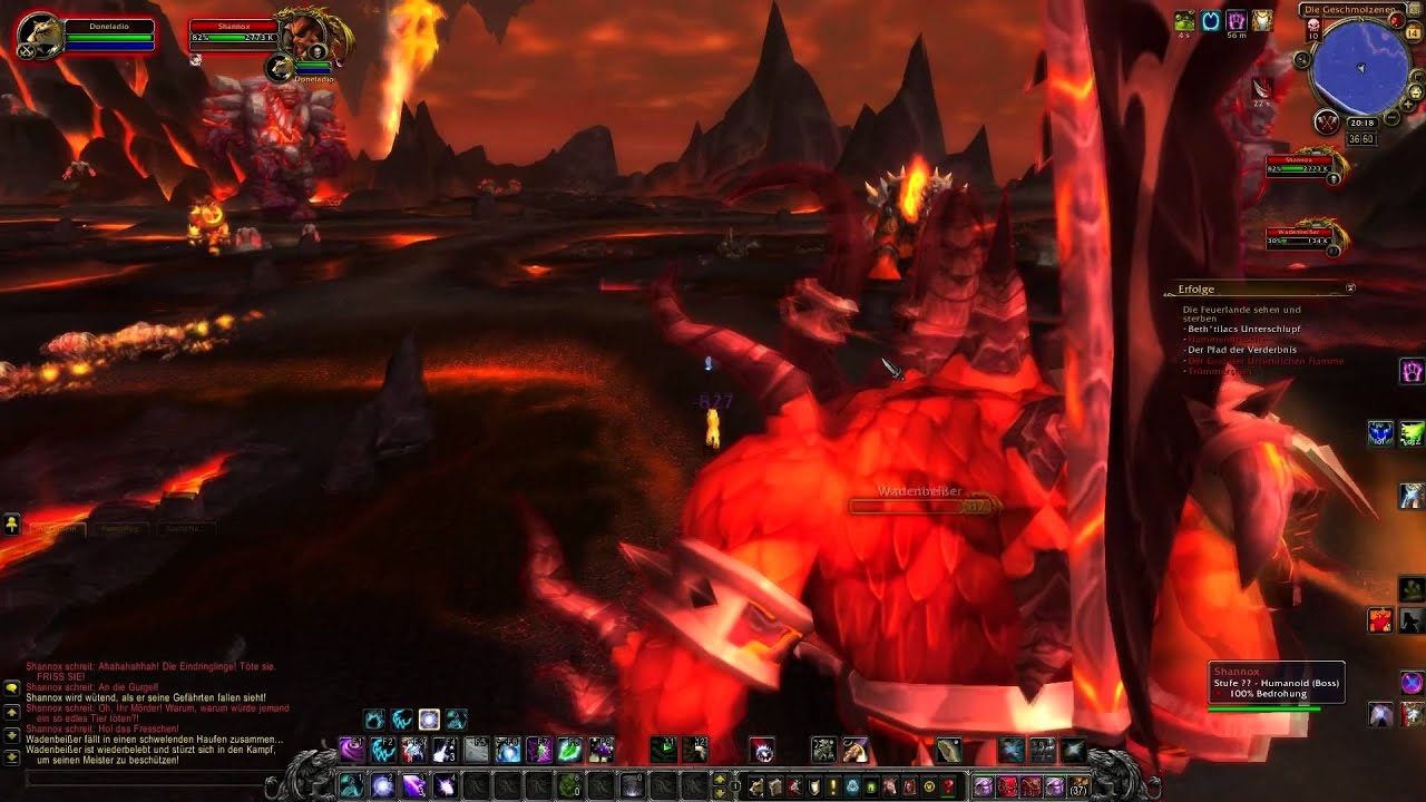 Die Feuerlande sehn und sterben Solo Guide WOW