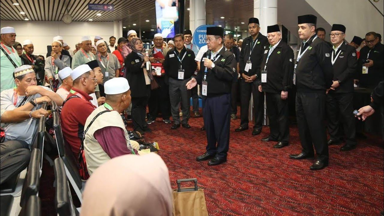 PELEPASAN JEMAAH HAJI MALAYSIA KT01 2024 KE TANAH SUCI MADINAH