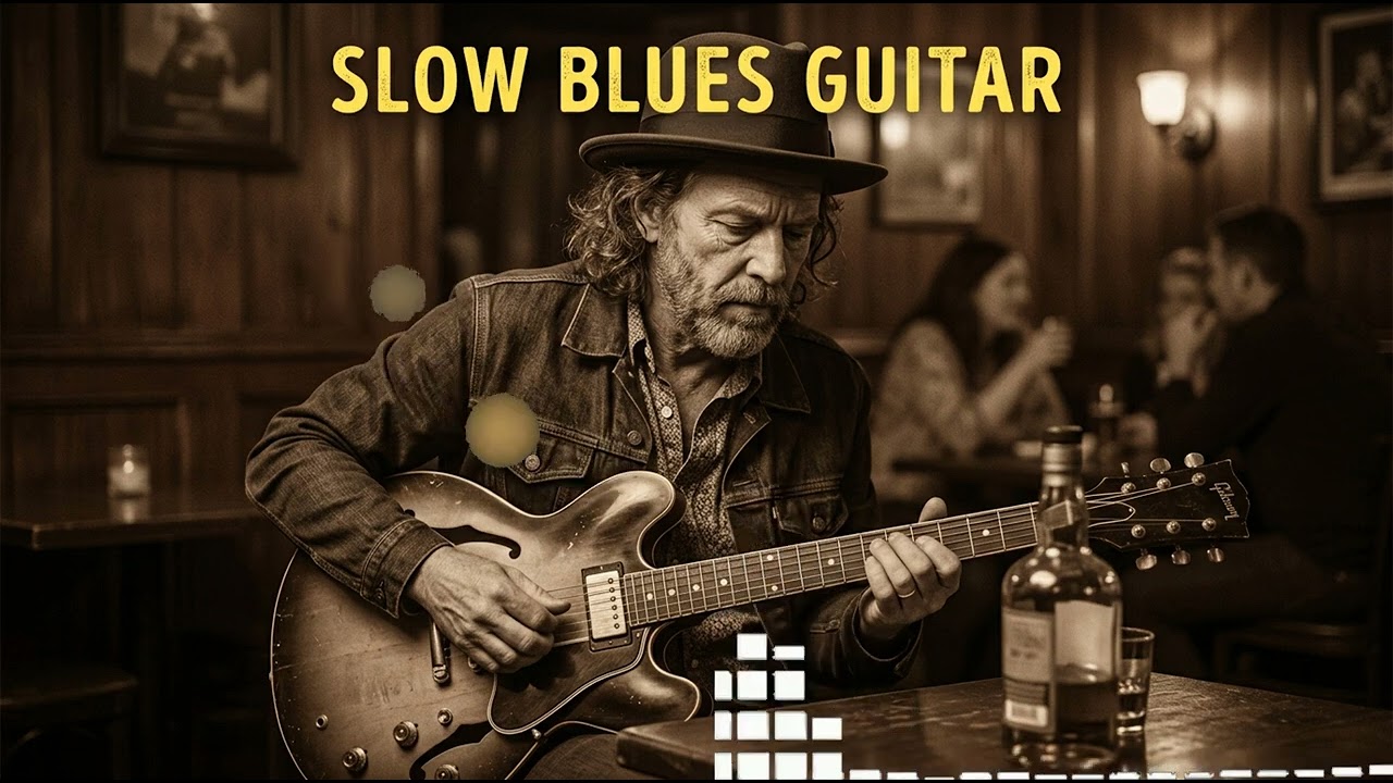 Emotional Slow Blues Guitar Solo – Deep Soul Blues Instrumental for Late Night Listening
