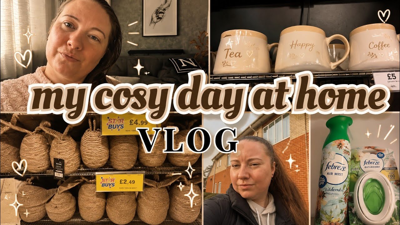 MY COSY DAY AT HOME VLOG
