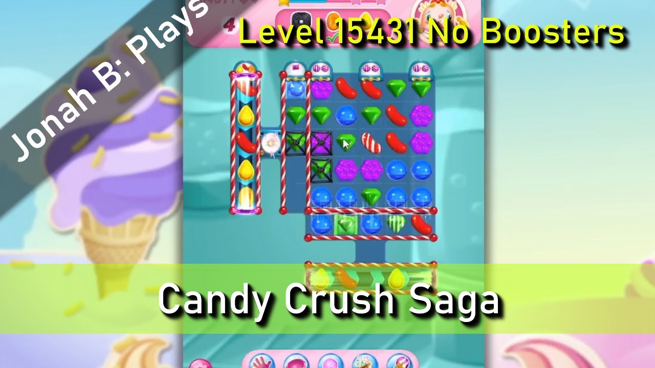 Candy Crush Saga Level 15431 No Boosters