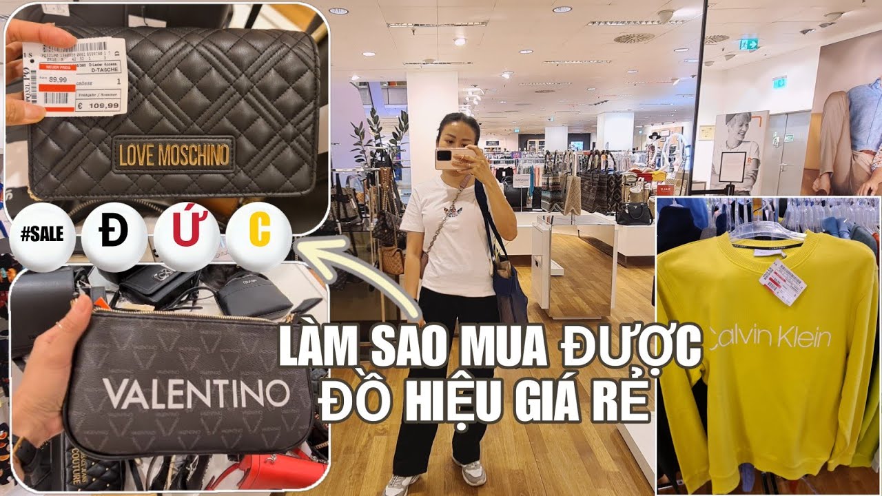 Với 500k là mua được Calvin Klein, Tommy Hilfiger, Valentino, Love Moschino...| Cuộc Sống Ở Đức