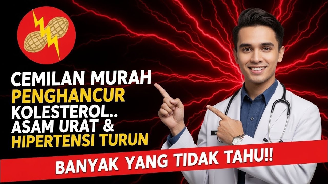 BANYAK YANG TIDAK TAHU‼️Kolesterol & Asam Urat Bisa Turun Tanpa Obat Dengan 9 Camilan Murah Ini.. 