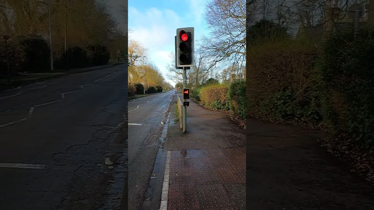 Cambridge: Cherry Hinton Road, PEEK Elite Traffic Lights, Toucan Crossing