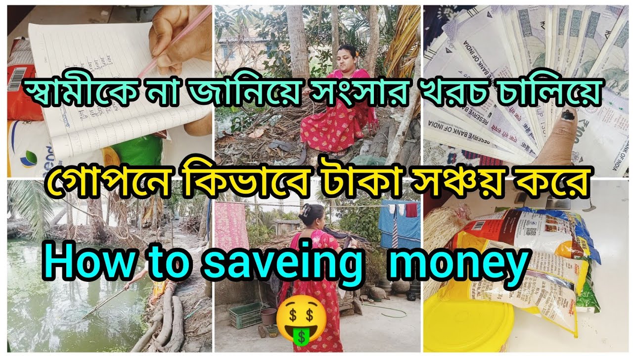 নিম্ন মধ্যবিত্ত পরিবারের বউ হয়ে আমি যেভাবে সংসার চালিয়ে গোপনে সেভিং করছি🤑 How to money saving 💰