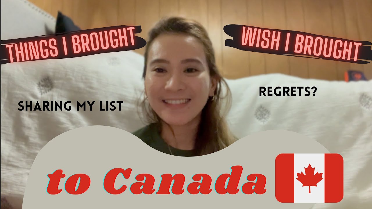 Philippines to Canada | THINGS I BROUGHT & WISH I'D BROUGHT TO CANADA + Lazada Finds! Link below