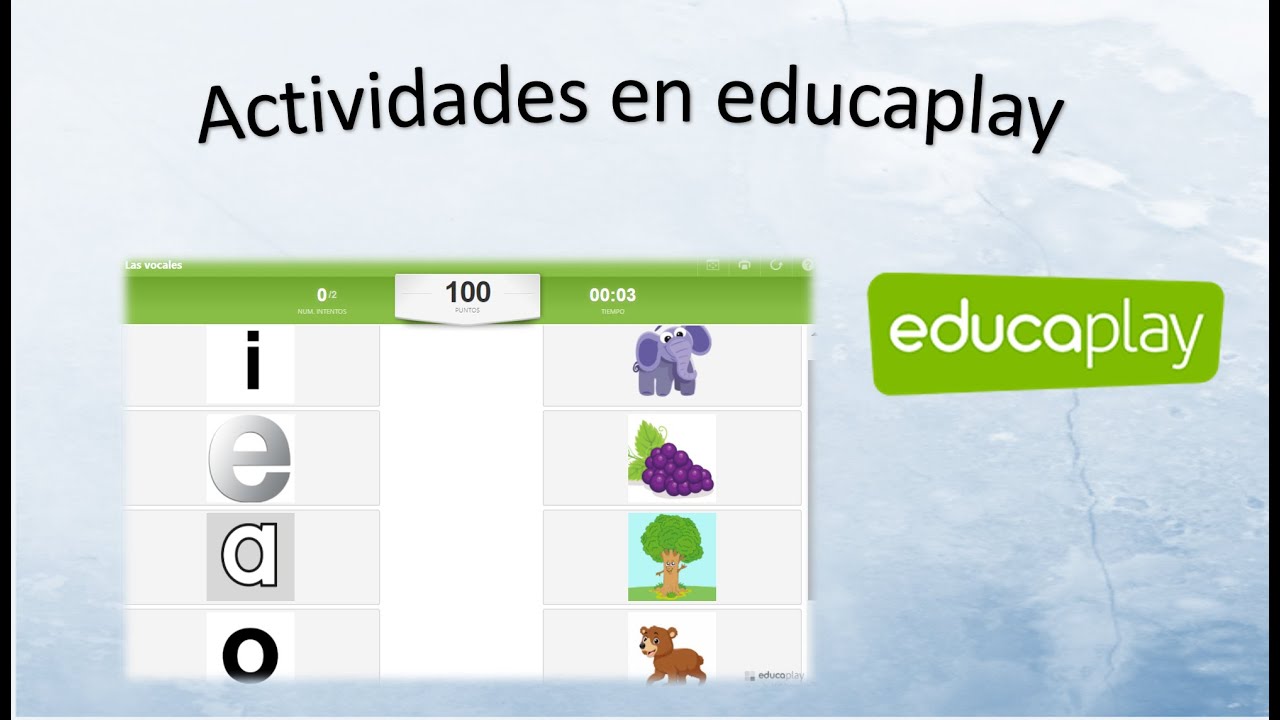 Crear actividades en educaplay