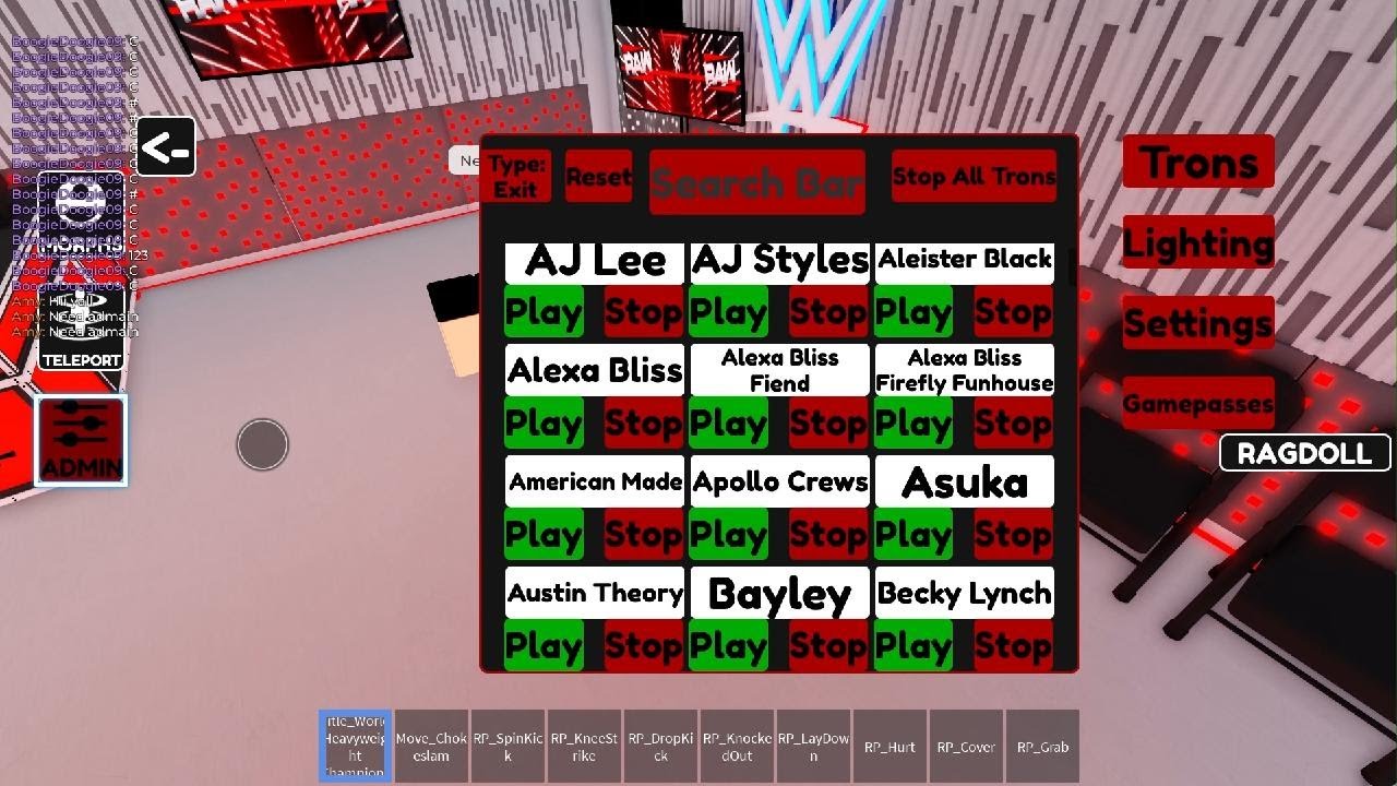 WWE 25 rolplay