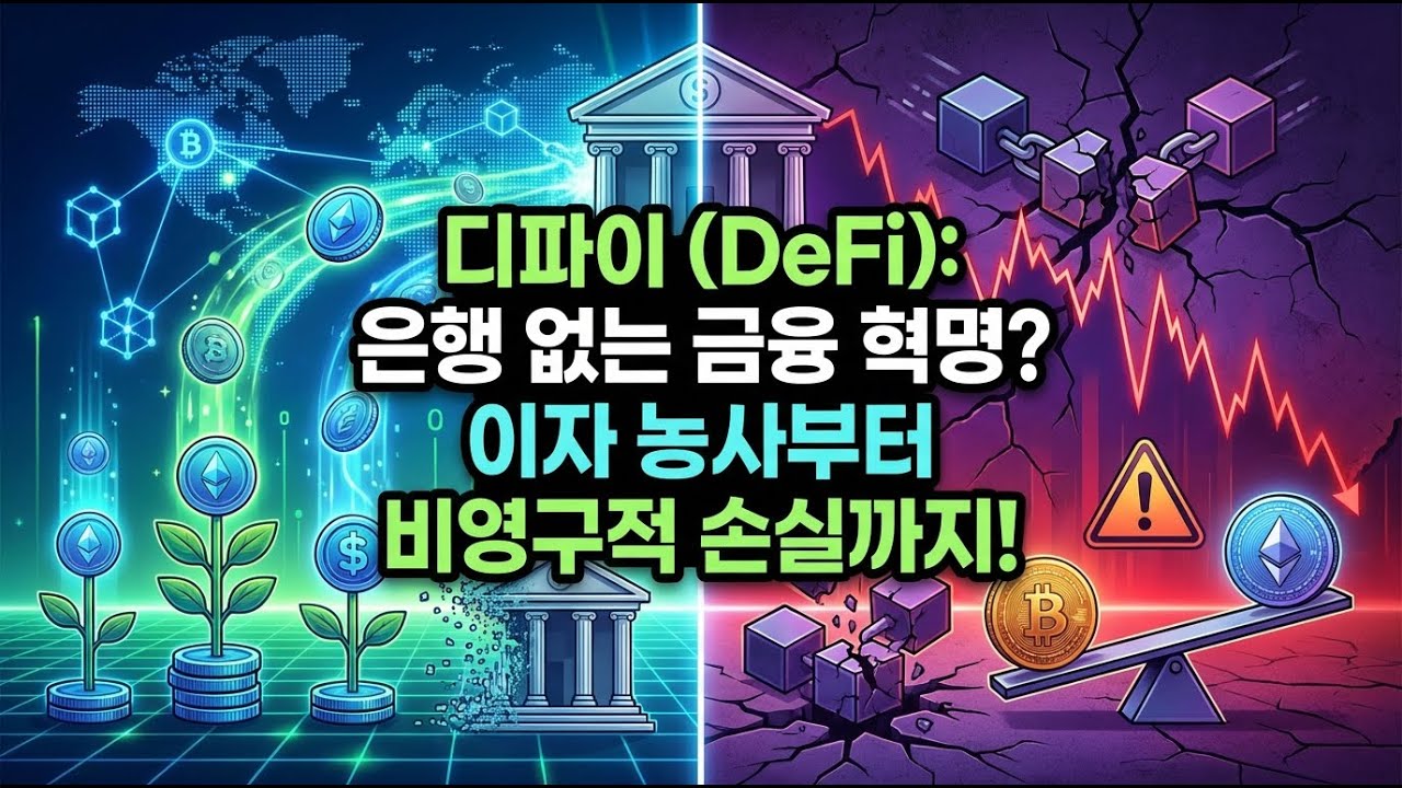 초보도 이해하는 디파이(DeFi) 핵심 개념: 이자농사부터 위험까지 완벽 가이드