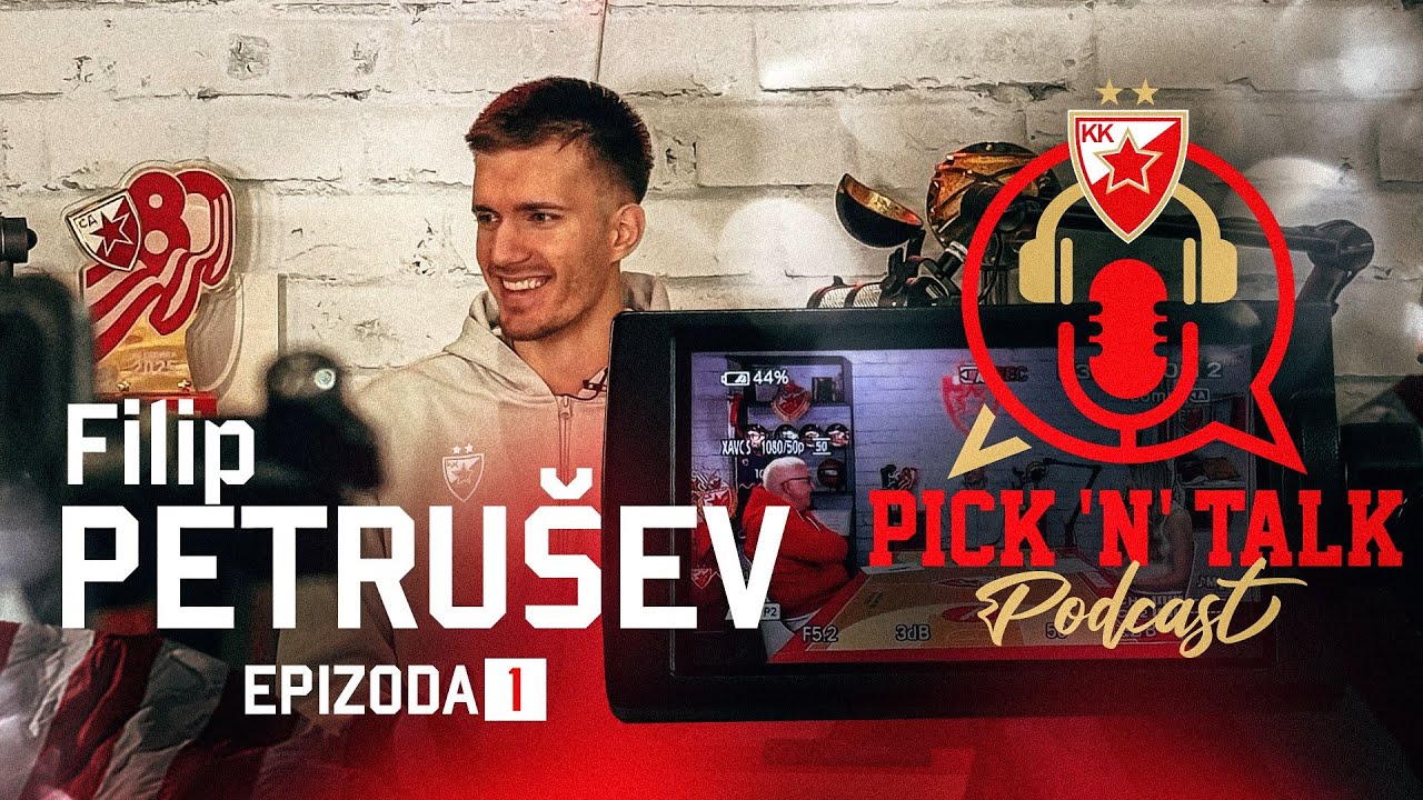 KK Crvena zvezda Meridianbet podcast - Pick 'N' Talk | S2, Epizoda 1: Filip Petrušev