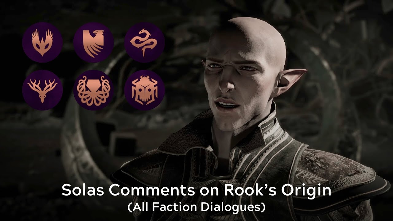 Солас комментирует происхождение Рука | Все фракции Рука - Dragon Age: The Veilguard