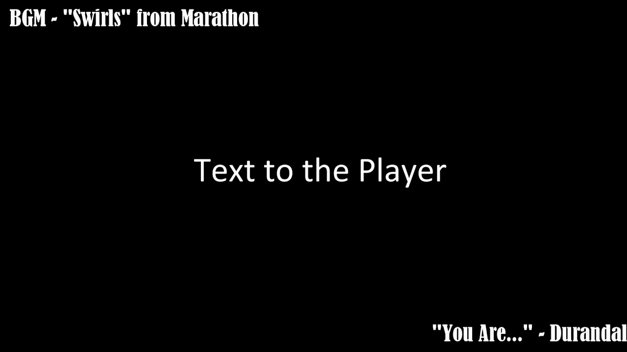 Voiceover - The End (Marathon: Infinity)