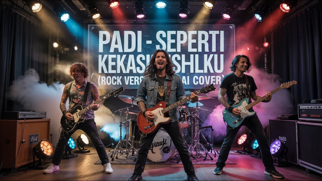Padi seperti kekasihku cover rock versi ai #music #padi