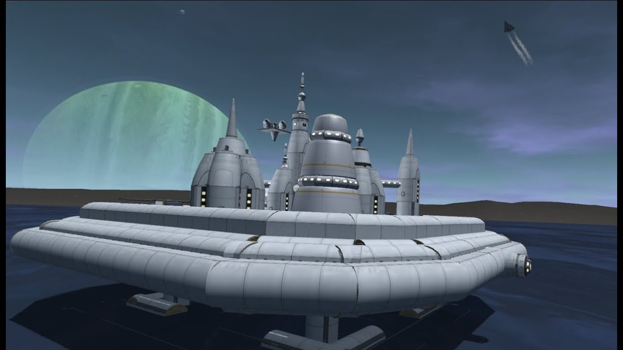 Star Destroyer Attacks a Floating City - KSP/Star Wars #19