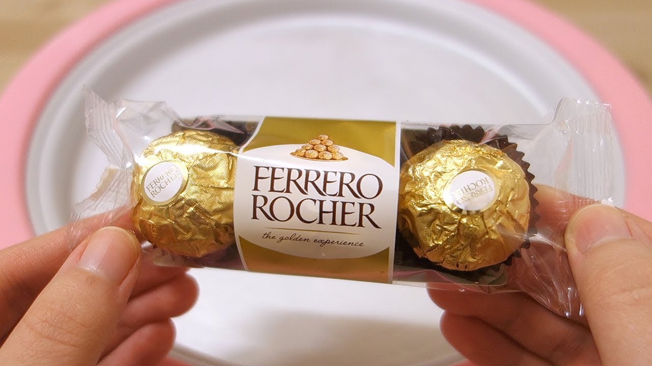 페레로로쉐+누텔라 철판아이스크림 Making Ferrero Rocher Nutella ICE CREAM ROLLS ASMR