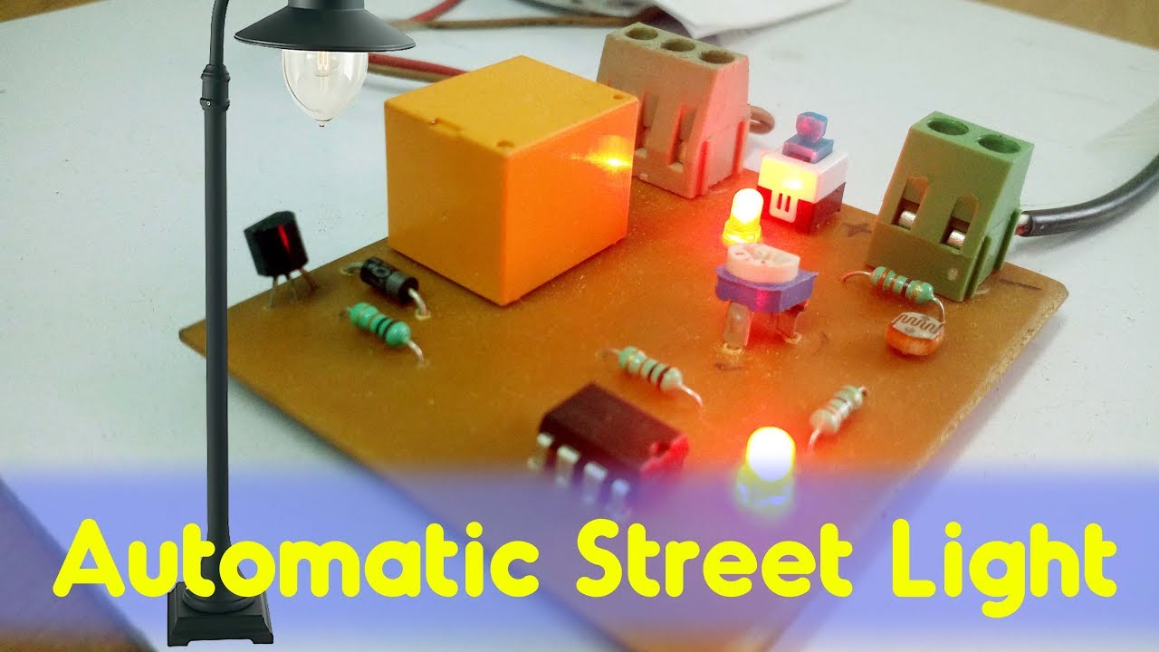 Dark Switch Using LDR | Automatic Street Light