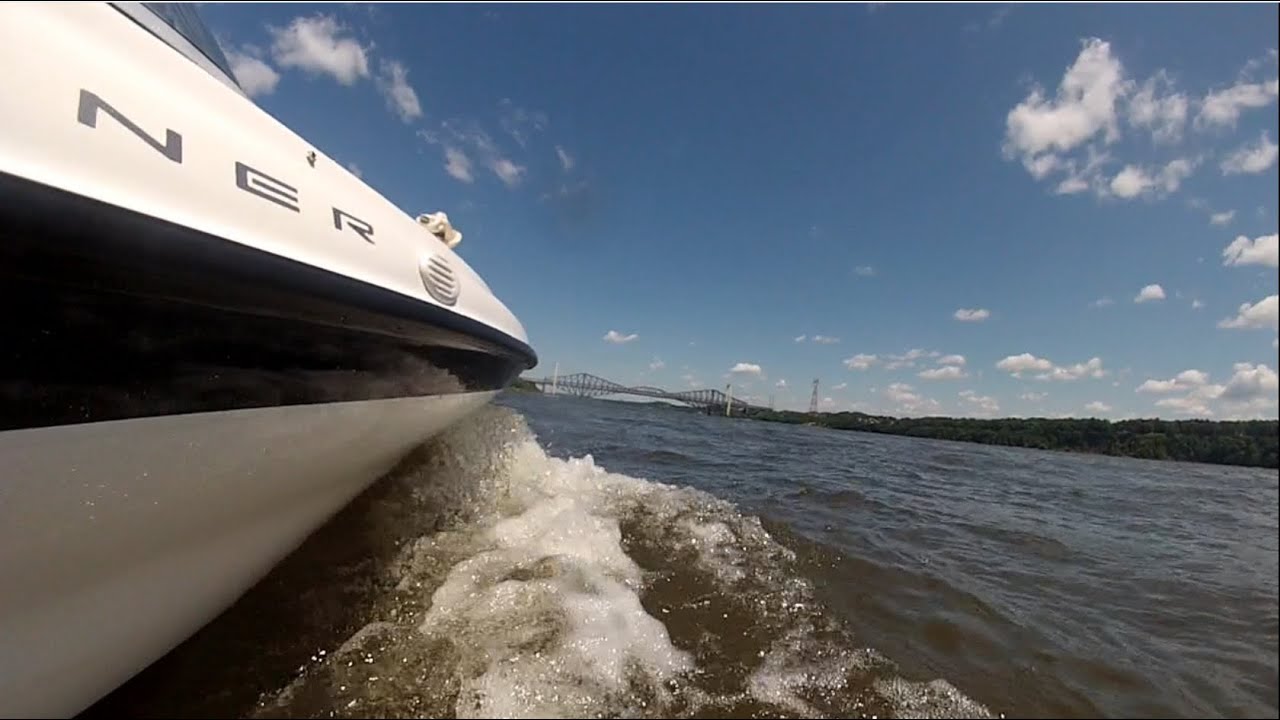 Randonnée sur le fleuve St-Laurent avec mon bateau Bayliner 160 OB  le 19 juin 2013