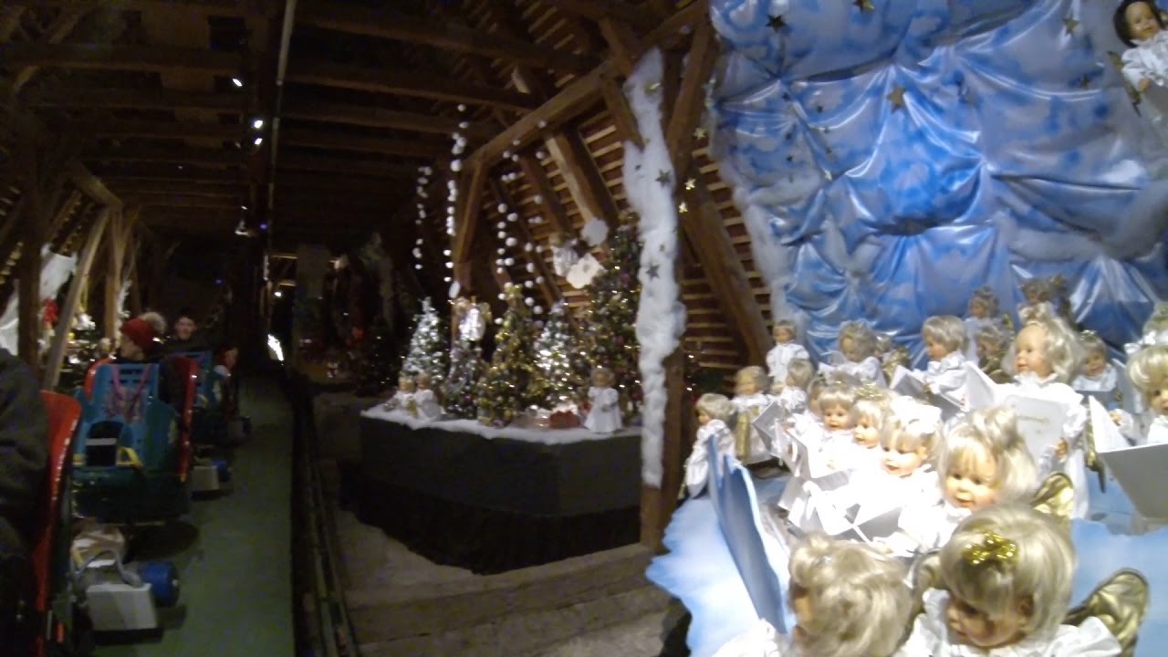 Barbisan Darkride Erlebnisbahn Weihnachtsmuseum Austrian Christmas Museum Steyr 2017 Onride POV