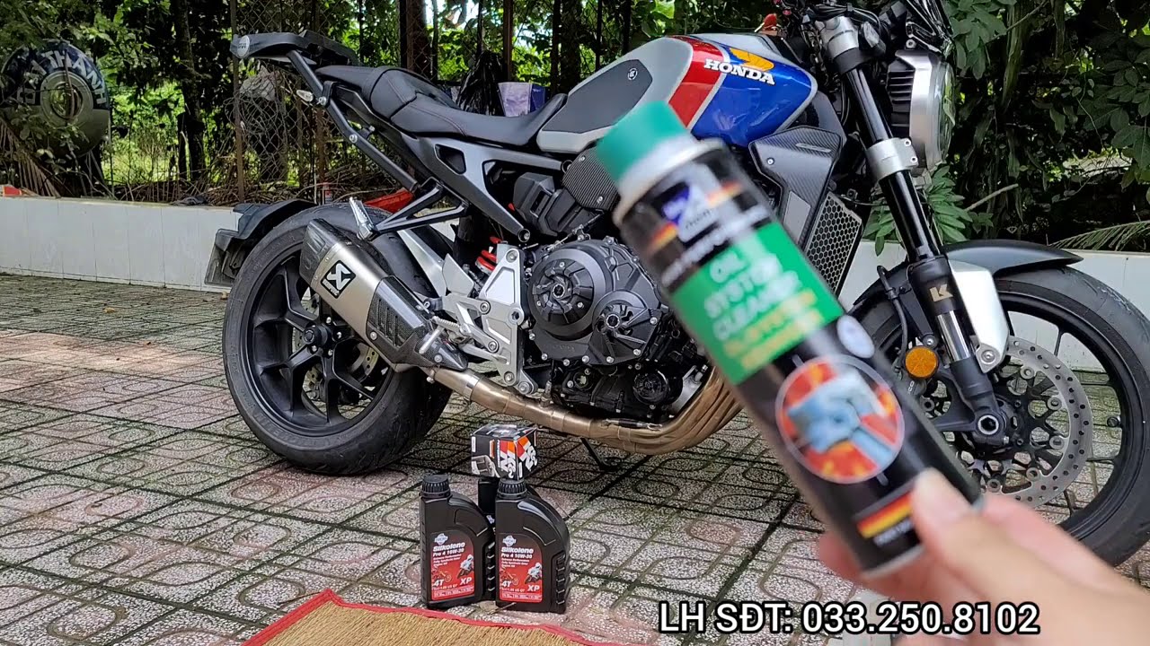 CB1000R THAY NHỚT - VỆ SINH ĐỘNG CƠ SAU TOUR 5675KM