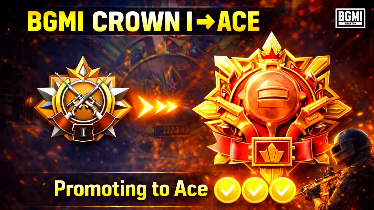 Jump To Ace Direct | BGMI Crown To Ace Promotion Kaise Kare