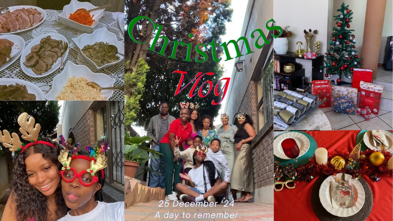 Christmas Vlog🎄[LUNCH|FAMILY|PHOTOSHOOT|DANCING]South African YouTuber 🎄