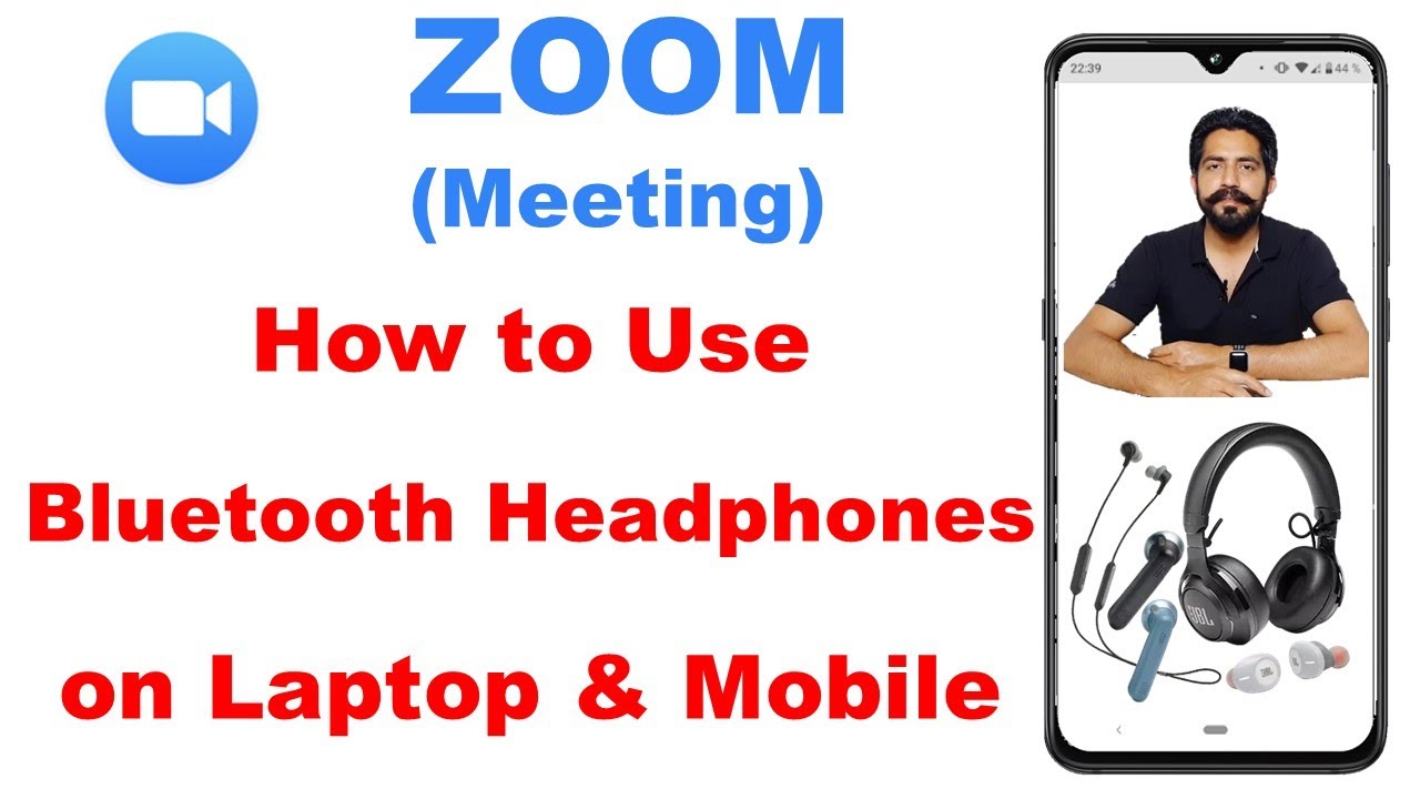 How to Connect Bluetooth Headphone & Speaker in Zoom Meeting on Laptop & Mobile